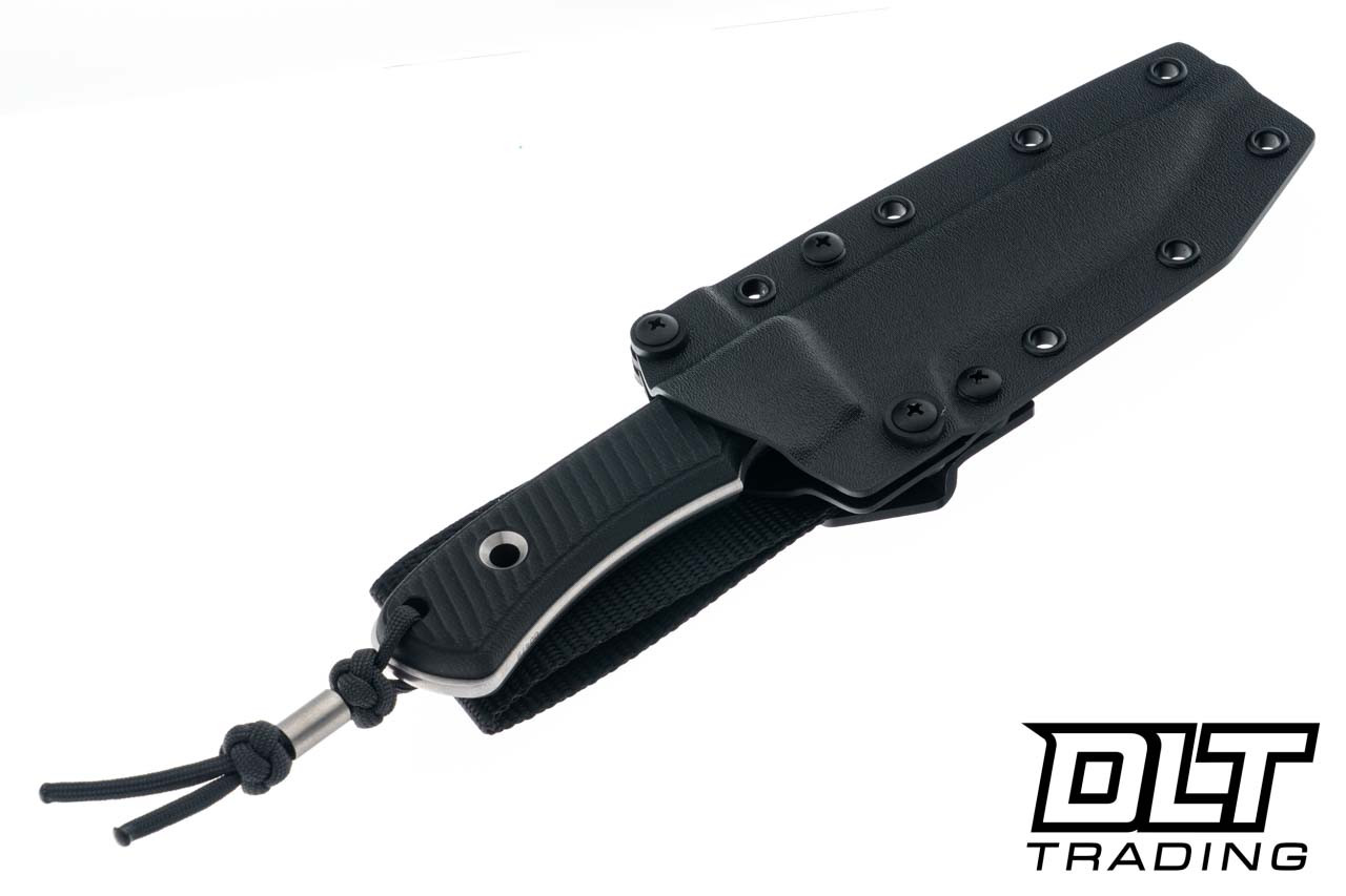 TRC South Pole - Satin MagnaCut - Double Black Canvas Micarta