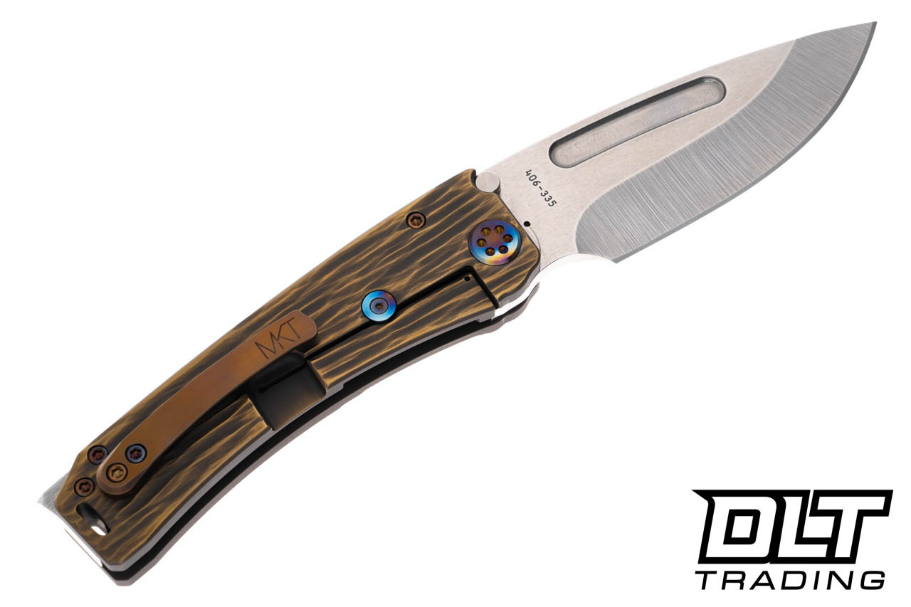 Medford Marauder H Drop Point - Tumbled MagnaCut - CuRose Bronze
