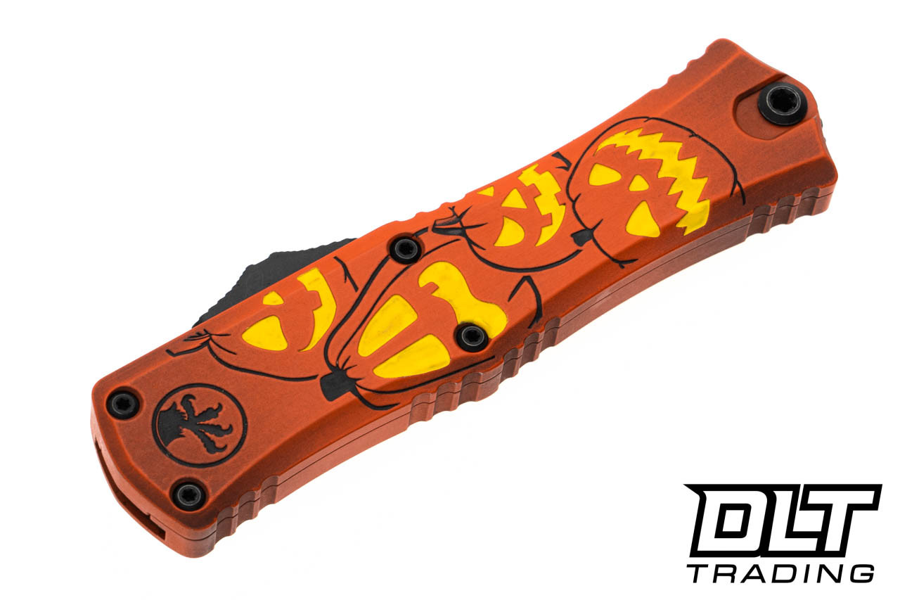 Microtech 1702M-1HWJLS Mini Hera D/E - Jack-o'-Lantern Handle