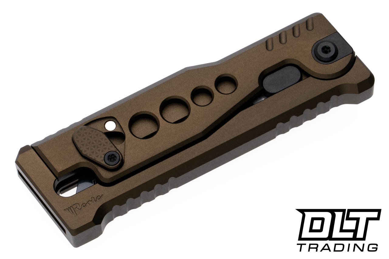 Reate EXO-U Utility Blade v2 - Speed Holes - Bronze Anodized