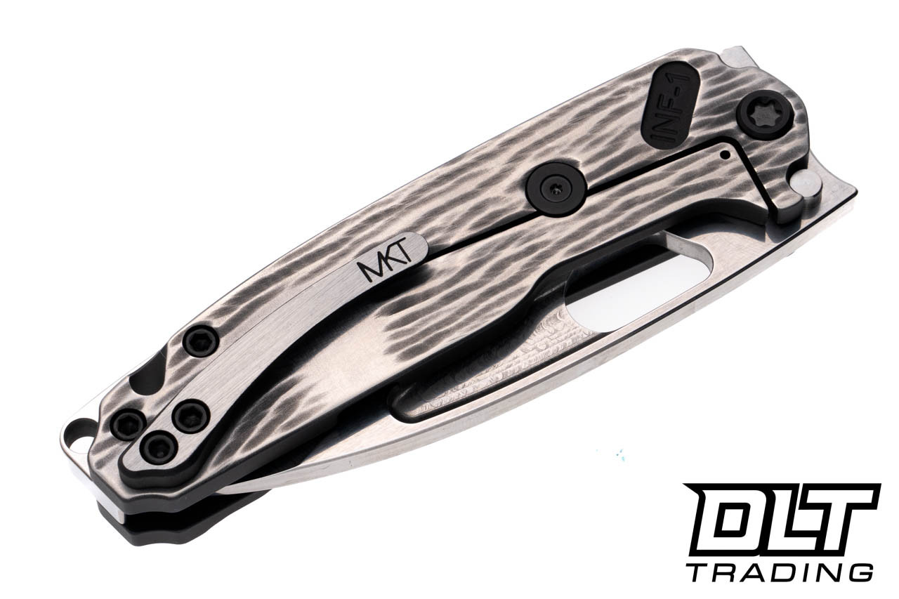 Medford Infraction Tumbled MagnaCut - Black Silver Shou Sugi Ban