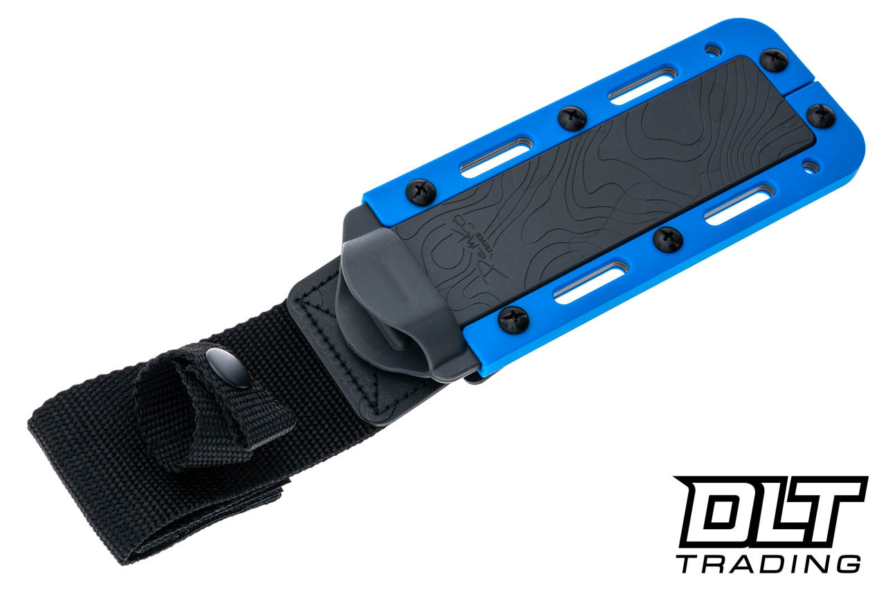 Demko FreeReign Drop Point MagnaCut - Blue Handle - DLT Trading