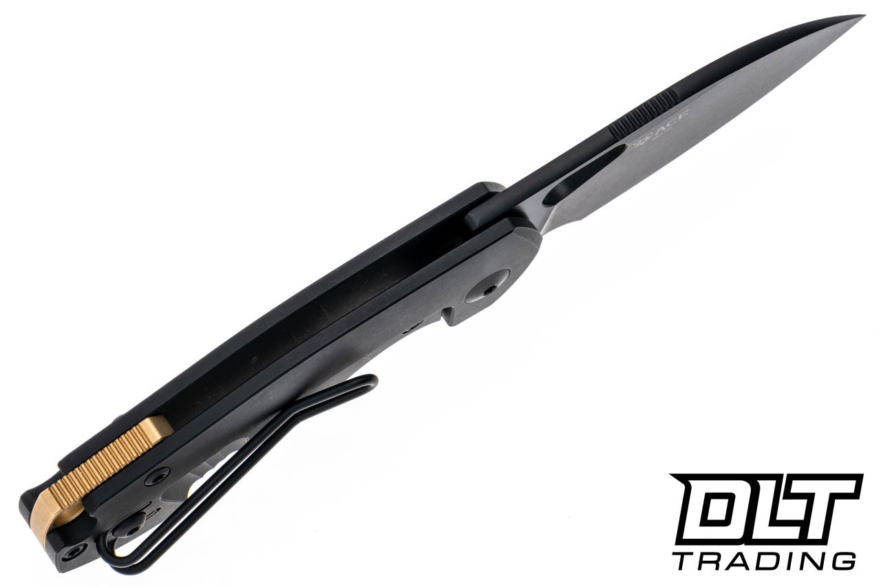 GiantMouse ACE RIV - Titanium Blackout - PVD M390 Blade - DLT Trading