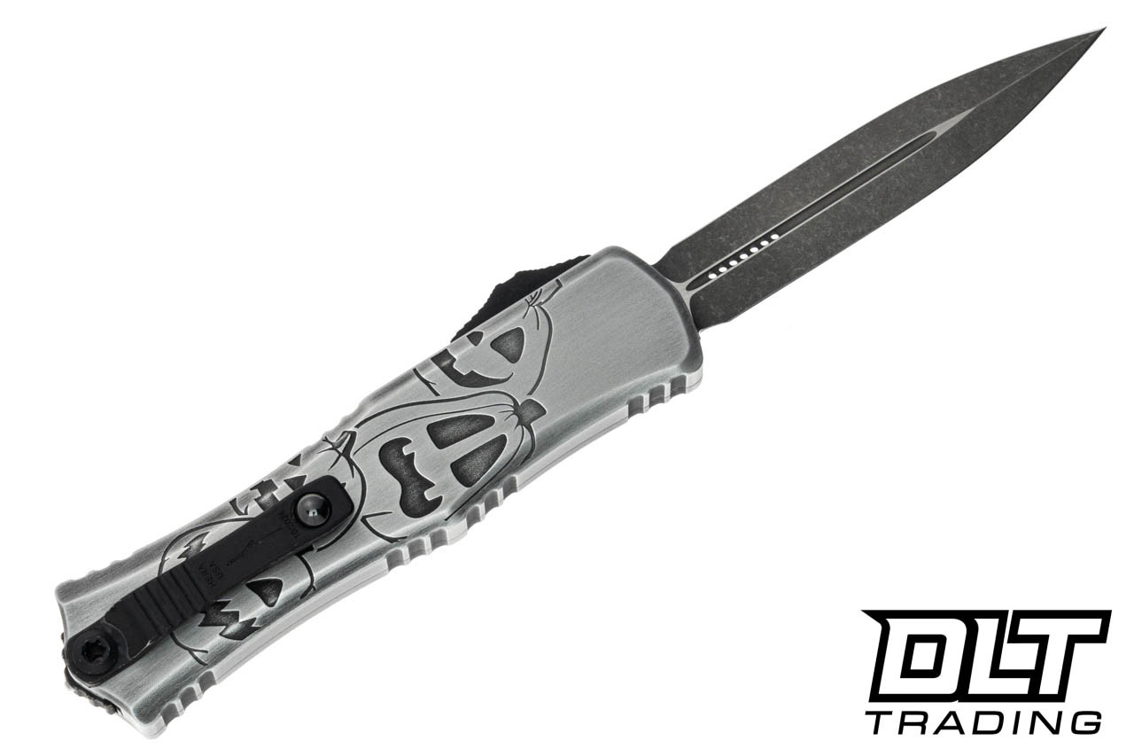 Microtech 1702M-1BMHWJLS Mini Hera D/E - Brushed Metal Jack-o'-Lantern ...
