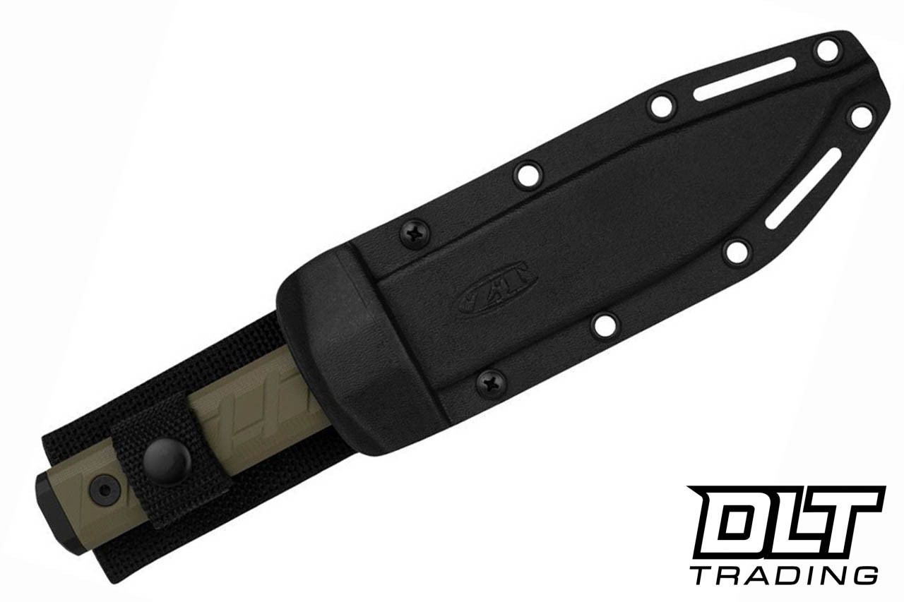 Zero Tolerance Fixed Blade 3V Tigerstripe Blade - Olive G-10 - DLT