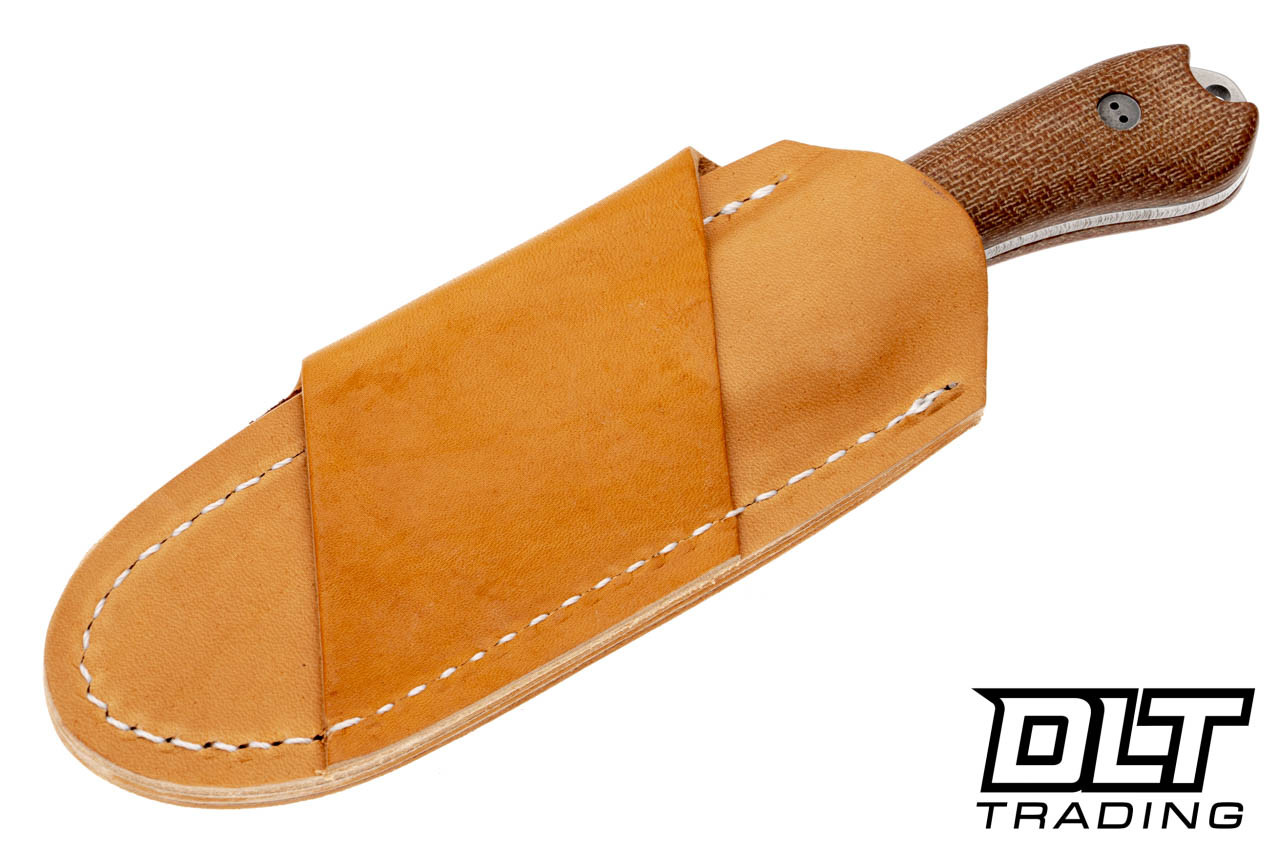 Bradford Guardian 3.2 Elmax - 3D Natural Micarta - False Edge