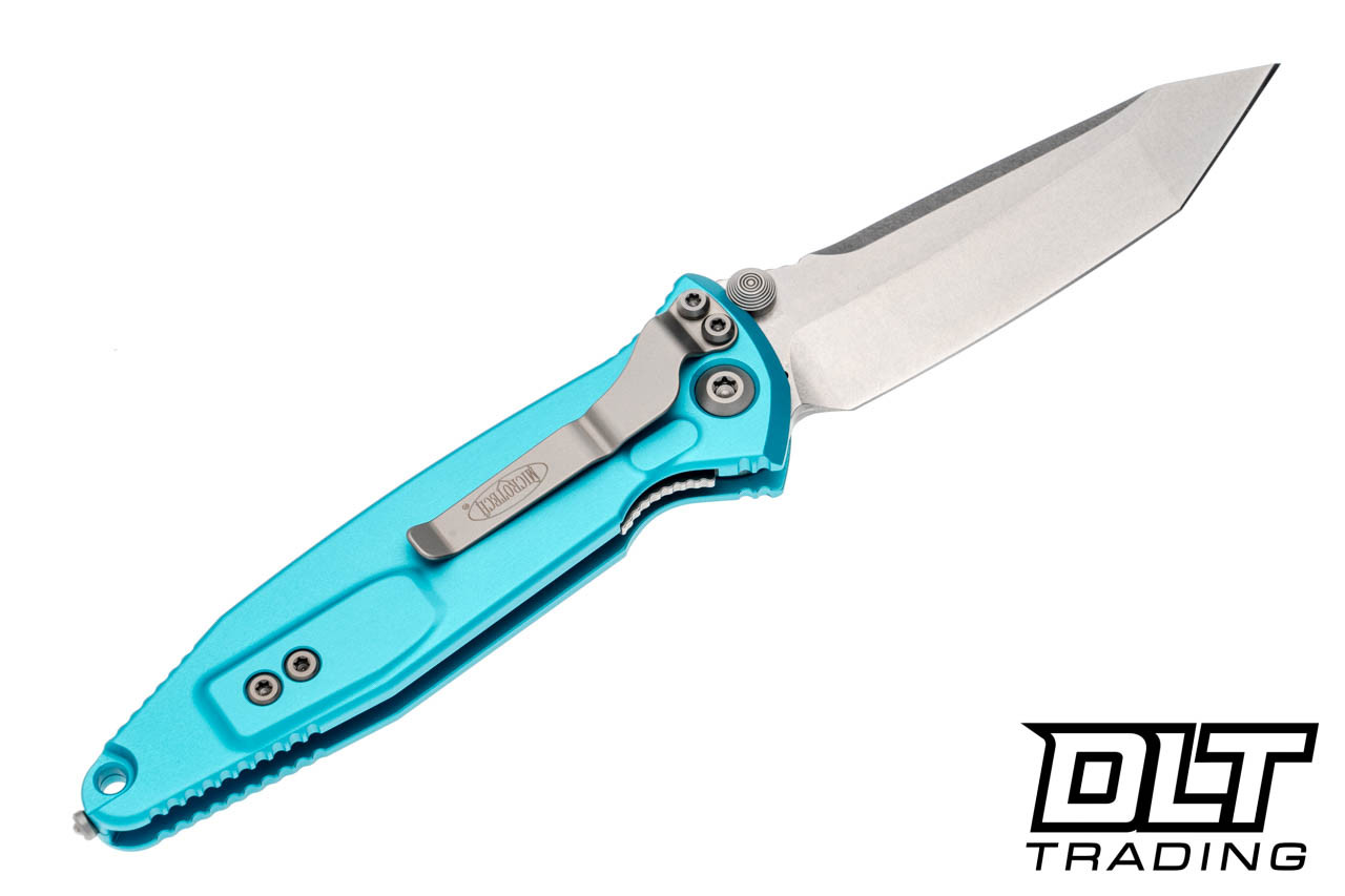 Microtech 161-10TQ Socom Elite T/E - Turquoise Handle