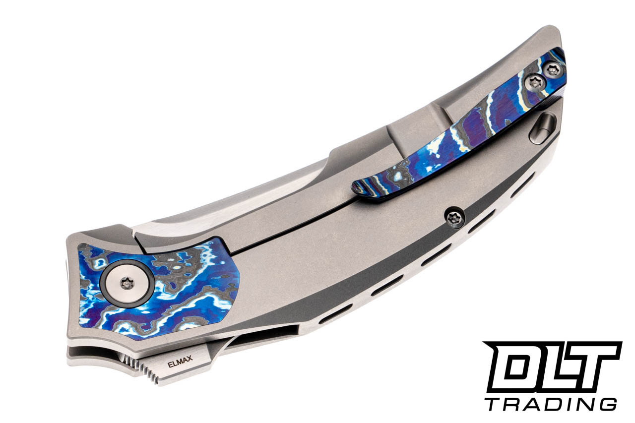 Reate Velocity - Bead Blasted Titanium - Zircuti Hardware - Hand