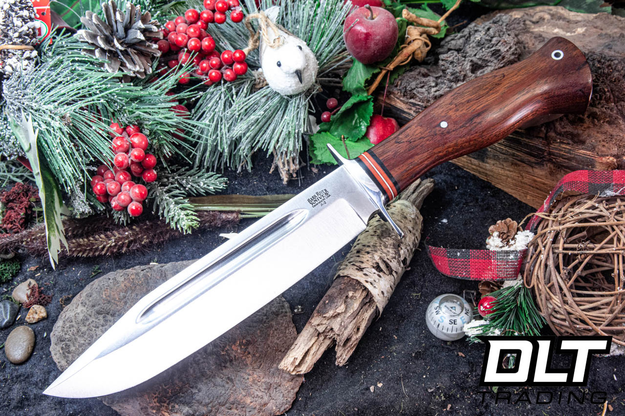 Bark River Teddy II - Moran Handle - Purple Heart Wood #14