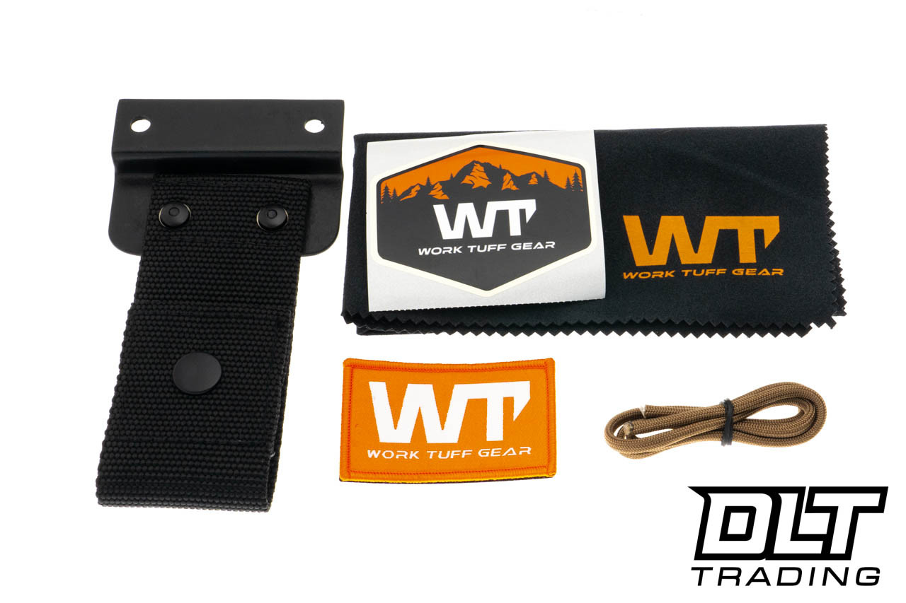 WTG Steadfast Gen 2 - Tumbled K329 Blade - Black Traction Grip G-10 ...