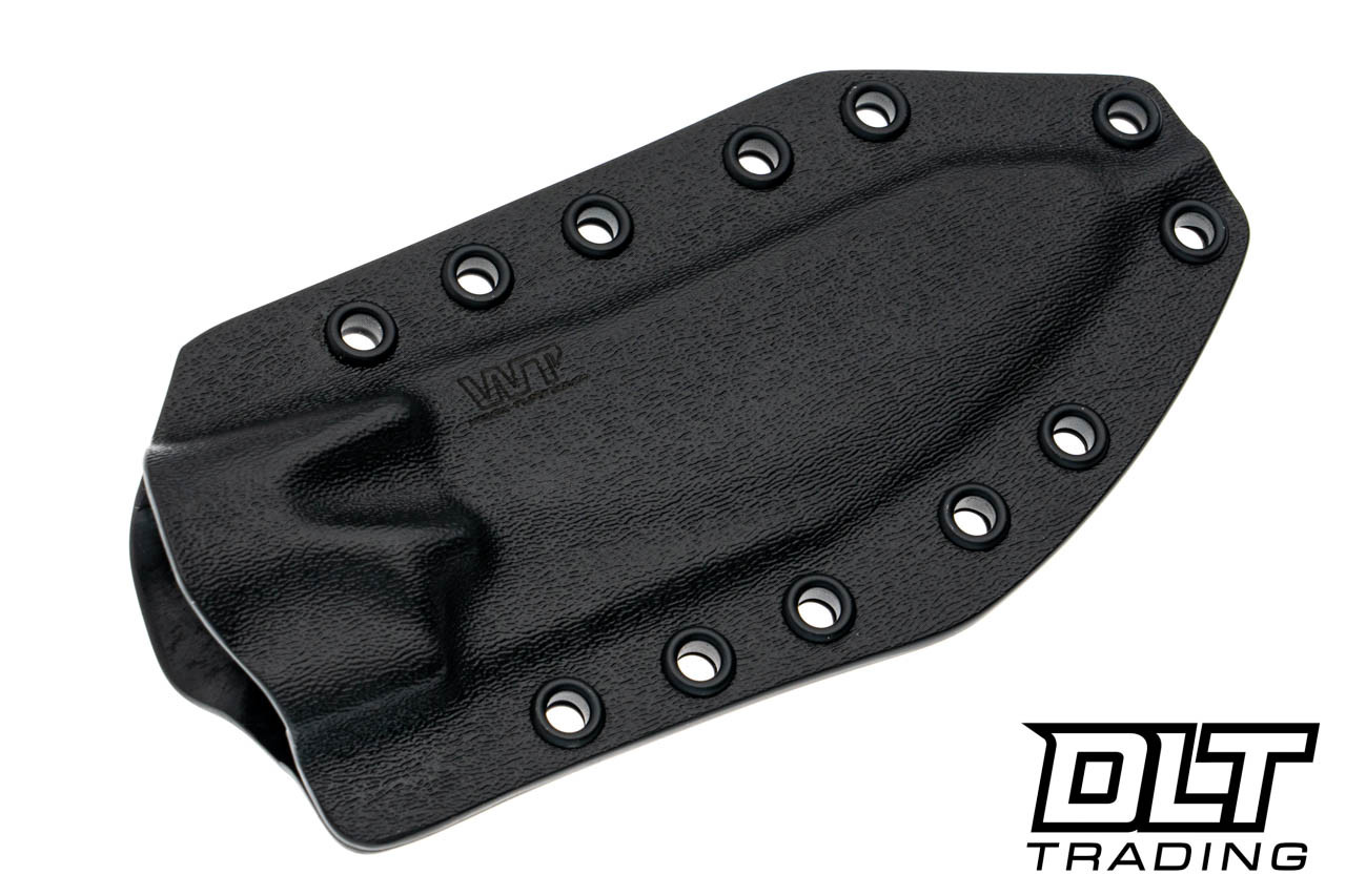 WTG Jessmuk - Satin K329 Blade - Black & Red Gator Grip G-10