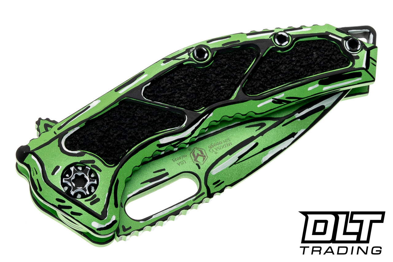Heretic Medusa Manual Tanto MagnaCut - Toxic Green Cel Shading