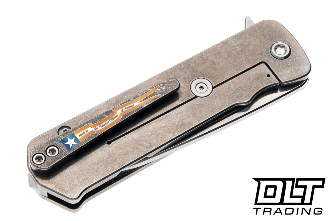 Medford TFF-4 Tanto - Tumbled S35VN - Tumbled Titanium - OD Green