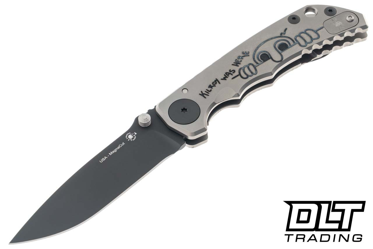 Spartan Blades Harsey Folder - MagnaCut Black Blade - Kilroy - DLT