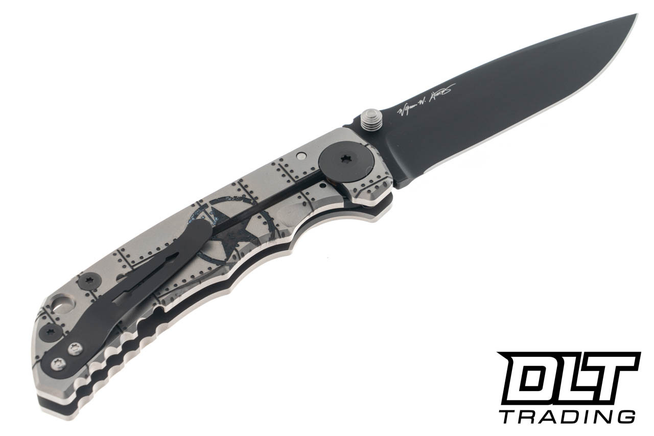 Spartan Blades Harsey Folder - MagnaCut Black Blade - Kilroy - DLT