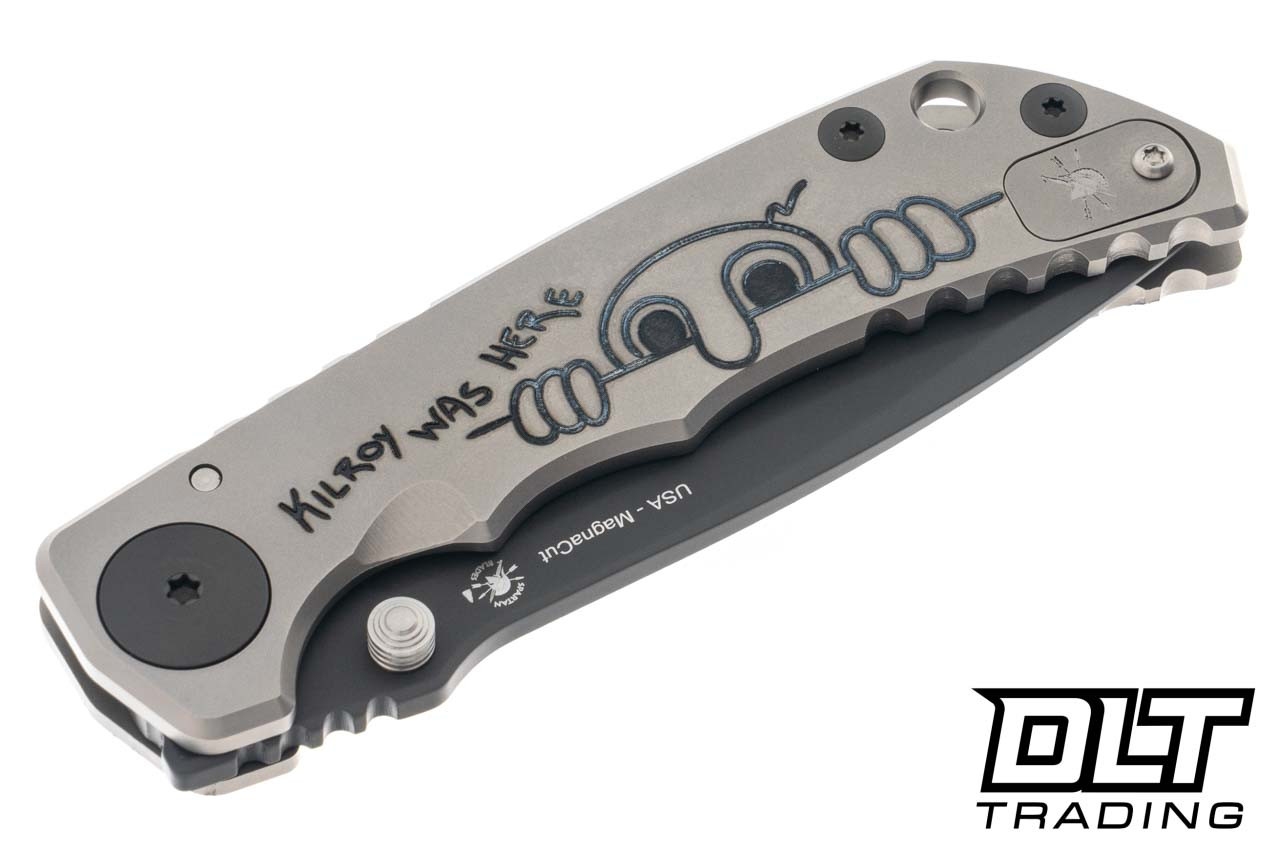 Spartan Blades Harsey Folder - MagnaCut Black Blade - Kilroy - DLT