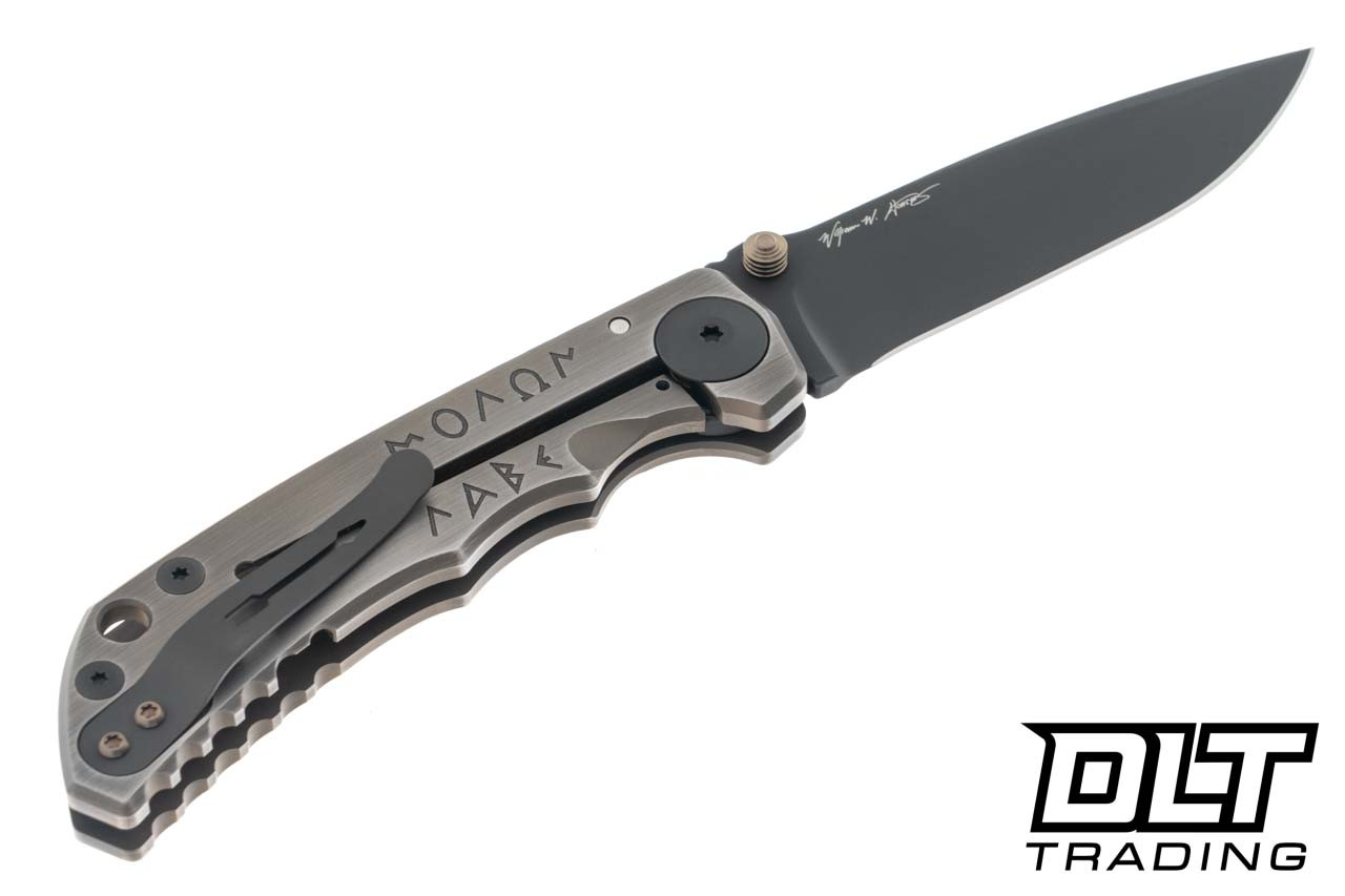 Spartan Blades Harsey Folder - MagnaCut Black Blade - Spartan