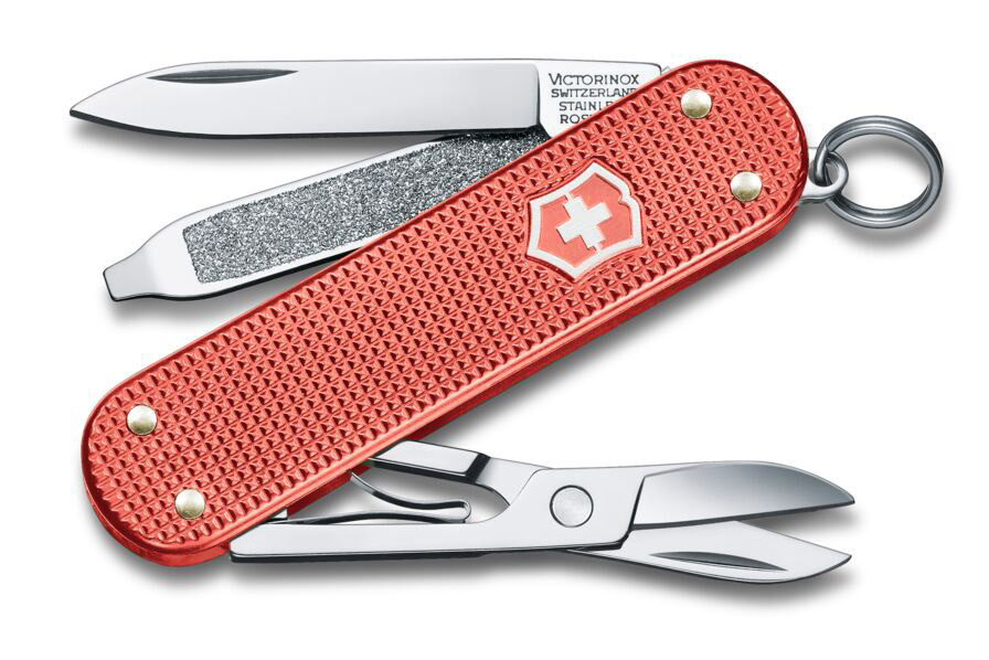 alo リブ モーダル ロングスリーブ XS 限定カラー Swiss Army Classic Alox - 2025 Limited Edition - Stone Red - DLT