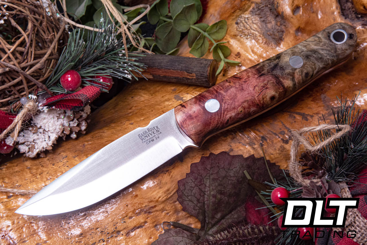 Bark River Bushcrafter LT 3V Special Edition Green & Salmon Maple