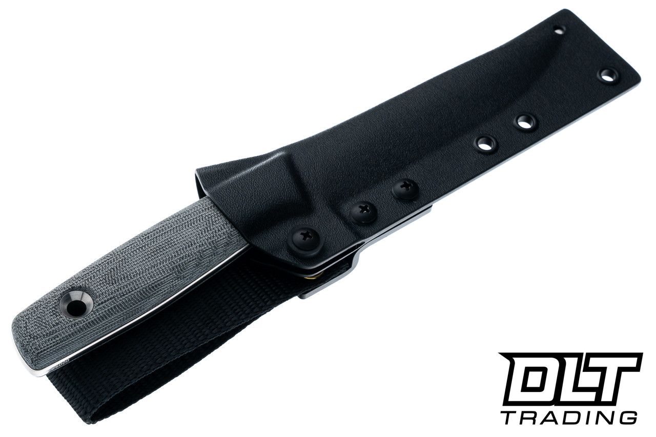 TRC This Is Freedom - Black Canvas Micarta - Satin M390 Blade