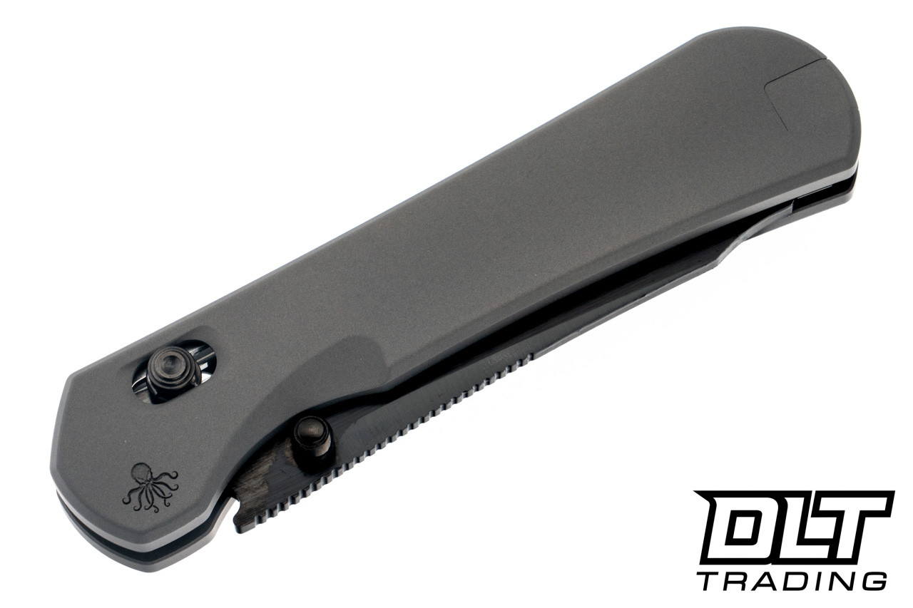 Piratech Kraki - Black Blasted Titanium - Hand Satin DLC S90V