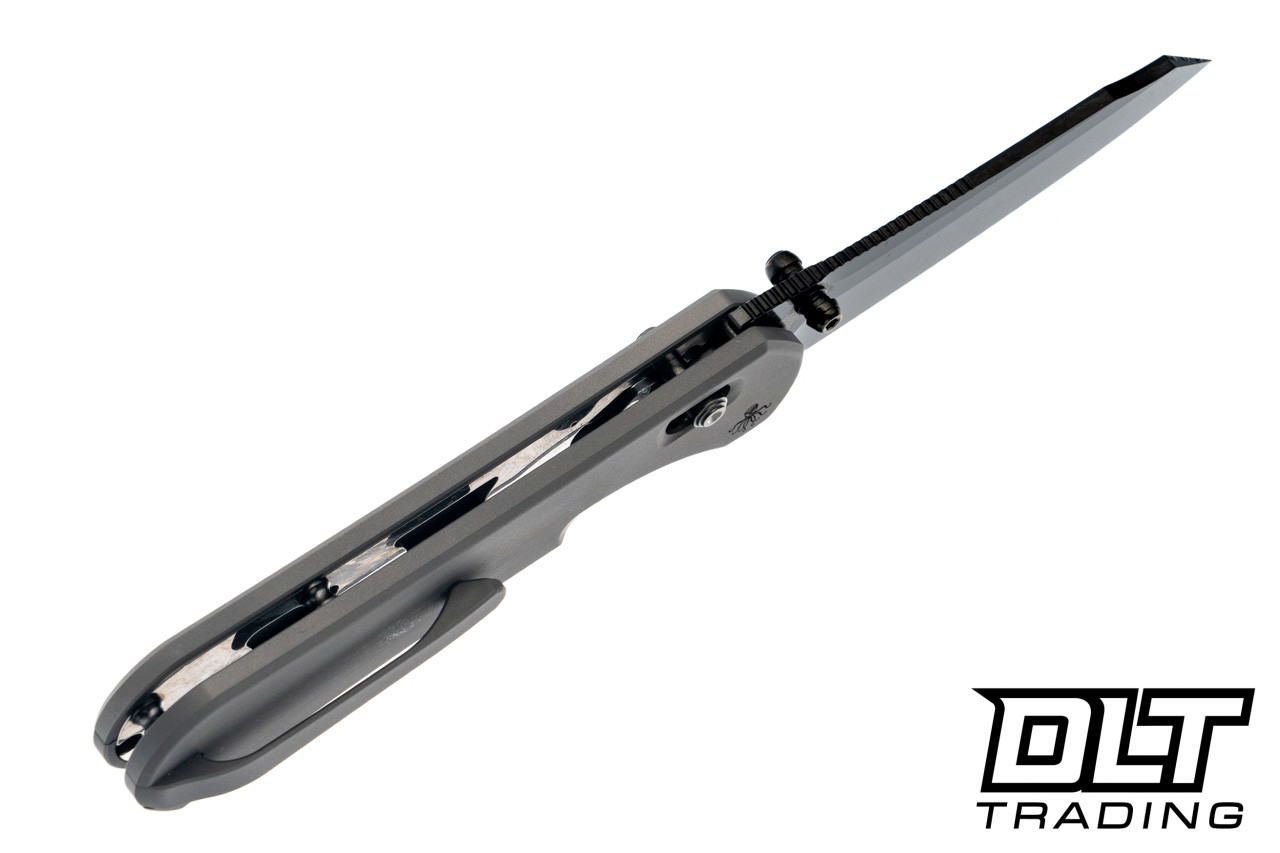 Piratech Kraki - Black Blasted Titanium - Hand Satin DLC S90V
