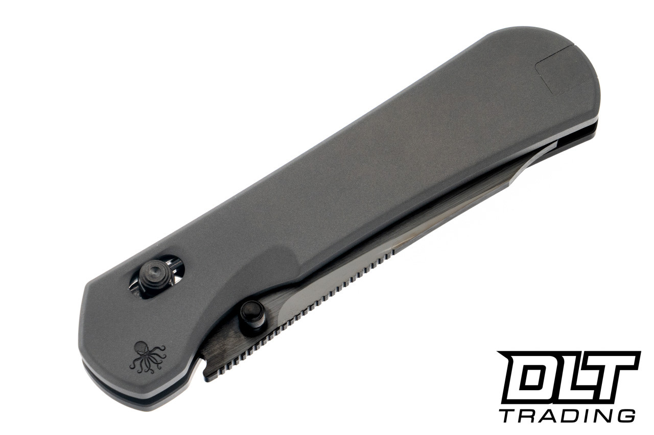 Piratech Kraki - Black Blasted Titanium - Mirror Polished DLC S90V