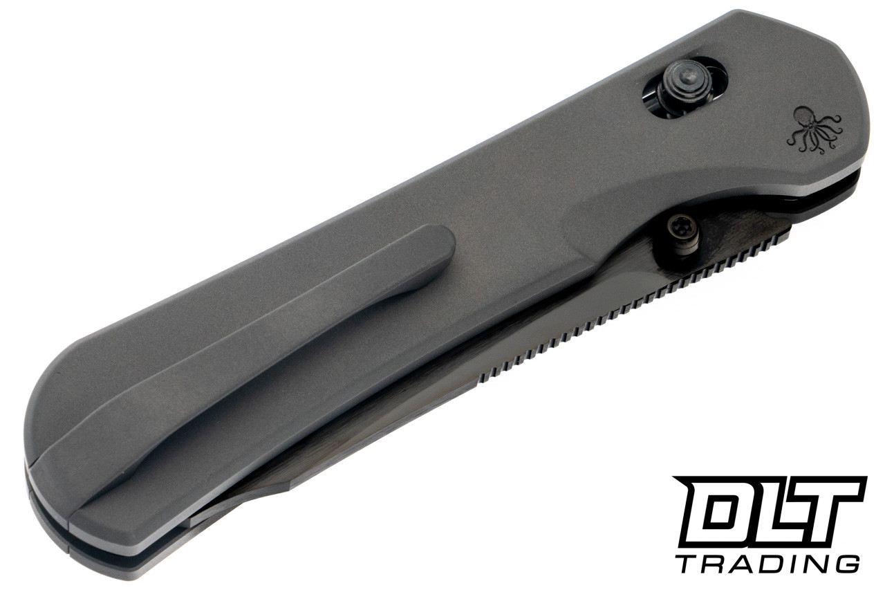Piratech Kraki - Black Blasted Titanium - Mirror Polished DLC S90V