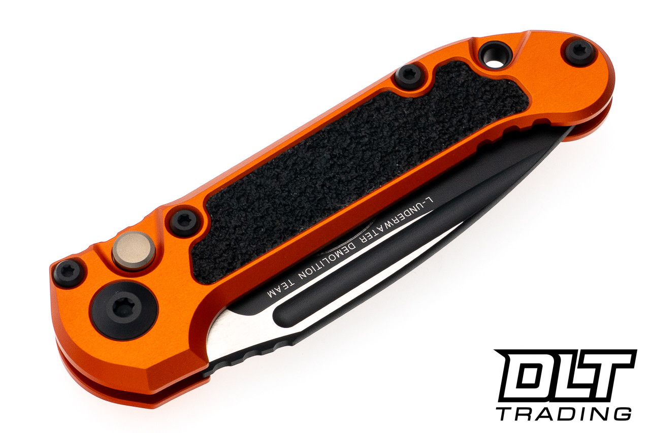 Microtech 1135-1OR LUDT Gen III S/E - Orange Handle - Black Blade