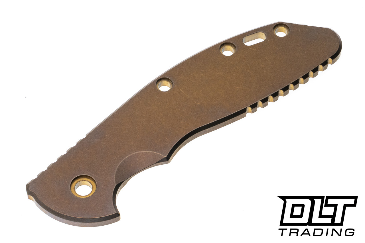 Hinderer XM-24 Smooth Titanium Scale - Bronze Anodized - DLT Trading