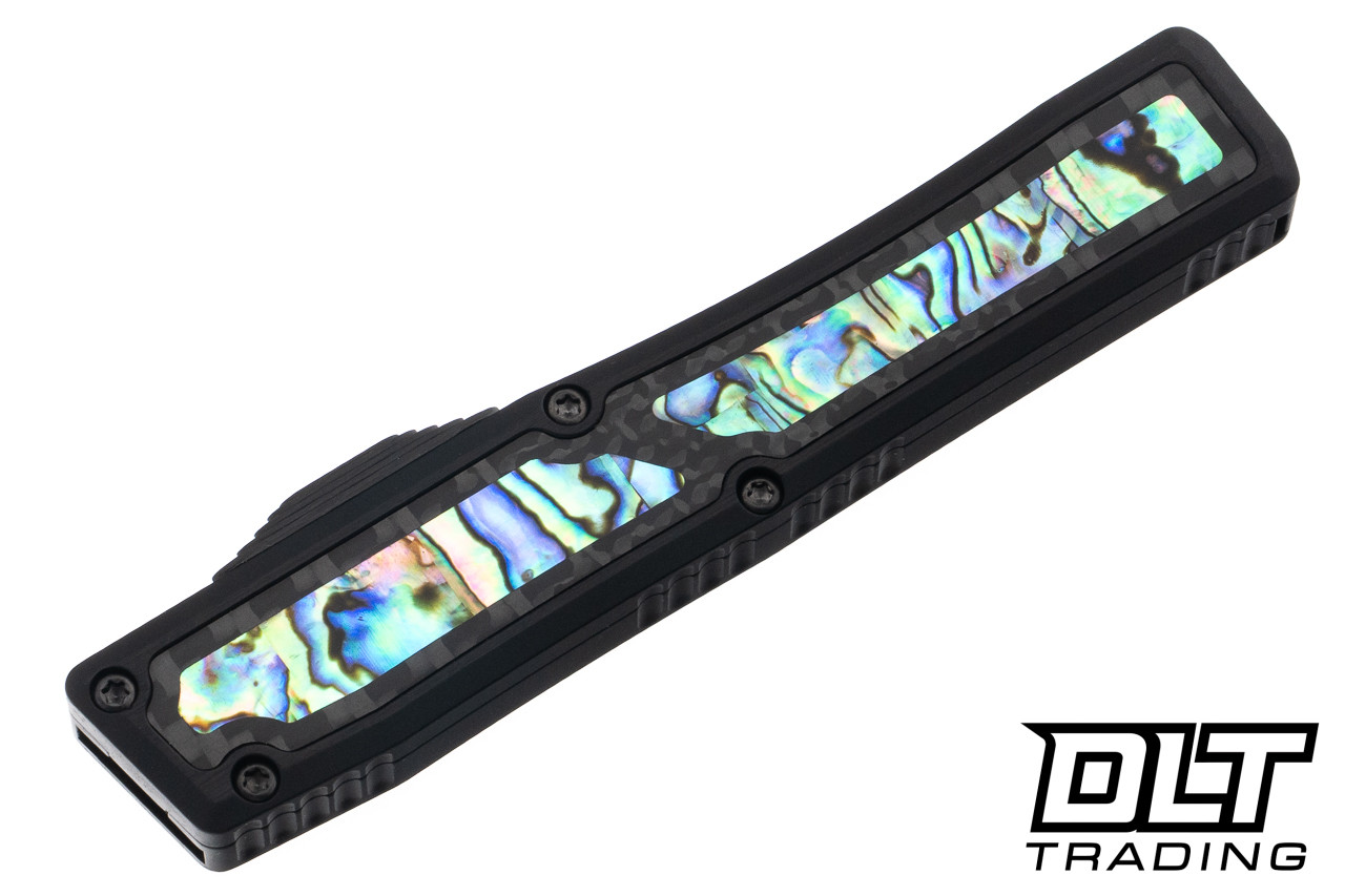 Heretic Custom NYX #19/30 Damascus - Carbon Fiber & Abalone