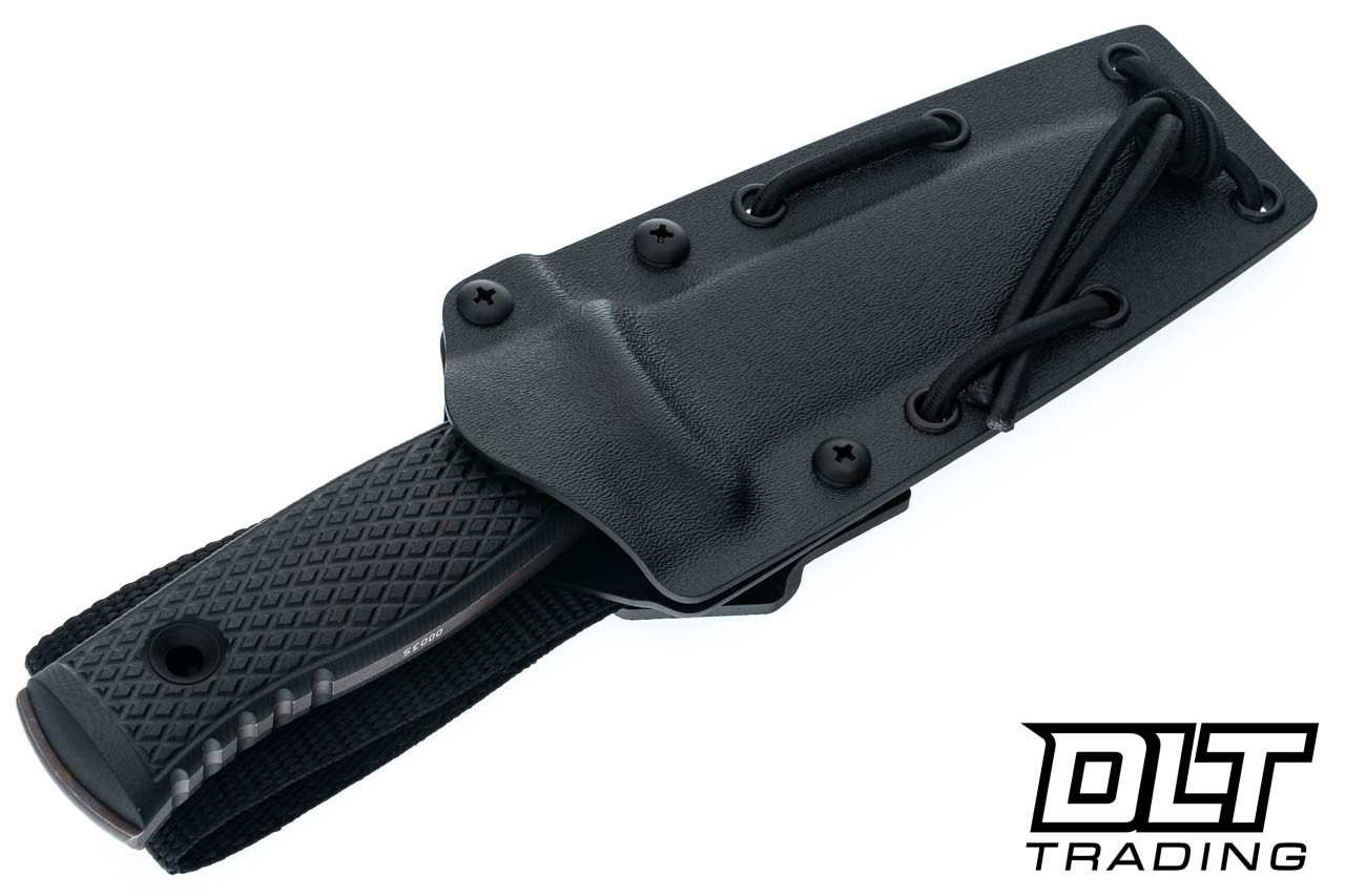 TRC M-1XT Elmax - Black G-10 - Apocalyptic Finish - Kydex Sheath