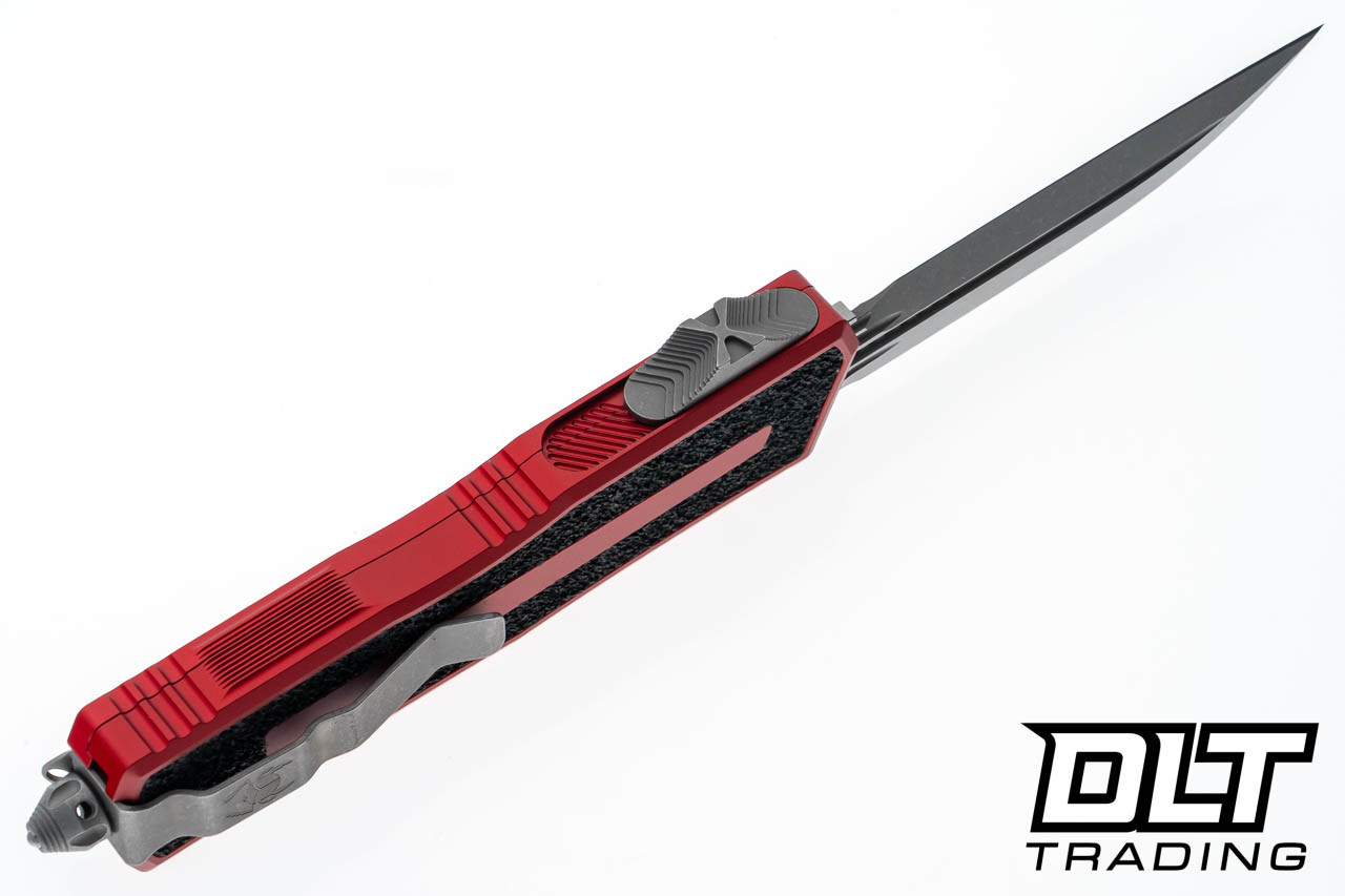 Microtech 1180-10APRD Scarab II Gen III D/E-S - Red Handle