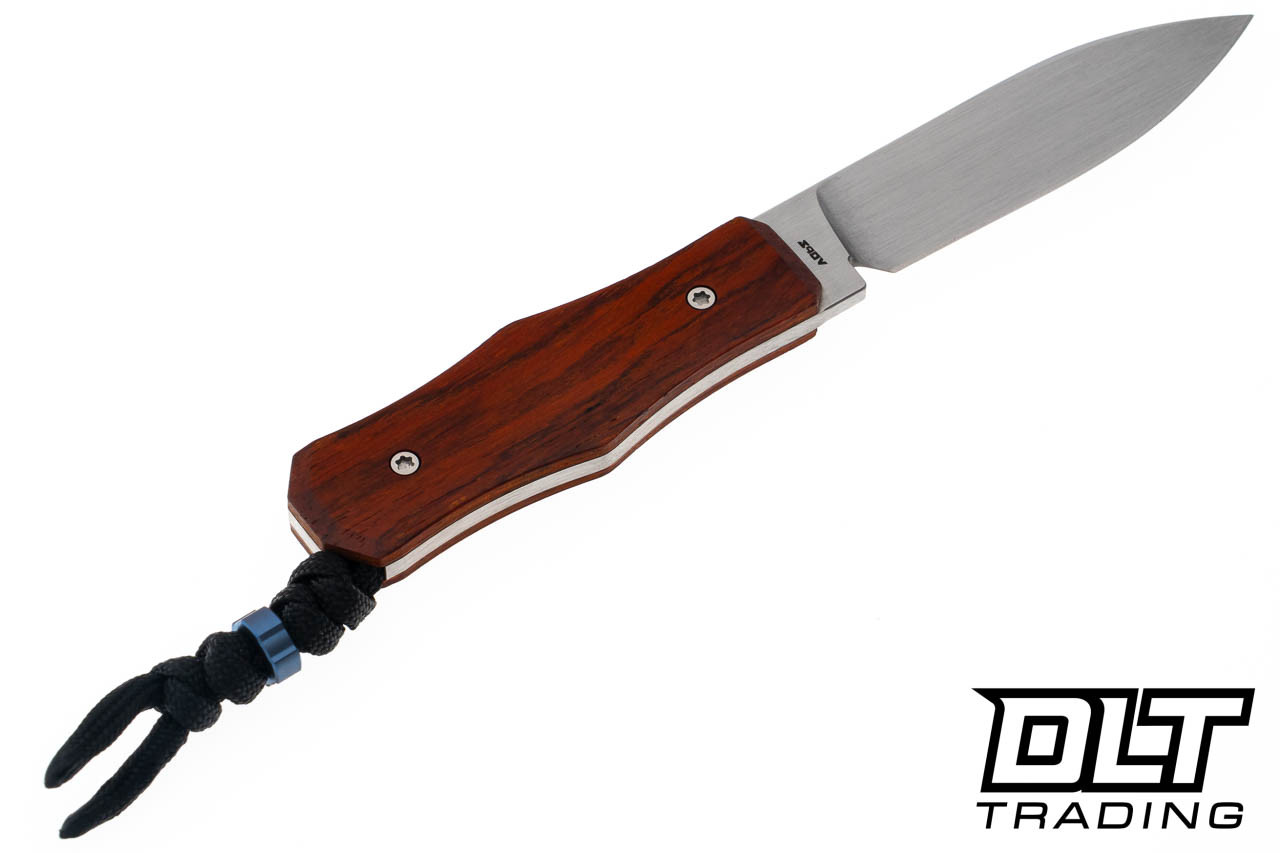 ナイフ Jack Wolf Vampire FIXedc - Rosewood - Hand Satin Blade - DLT Trading