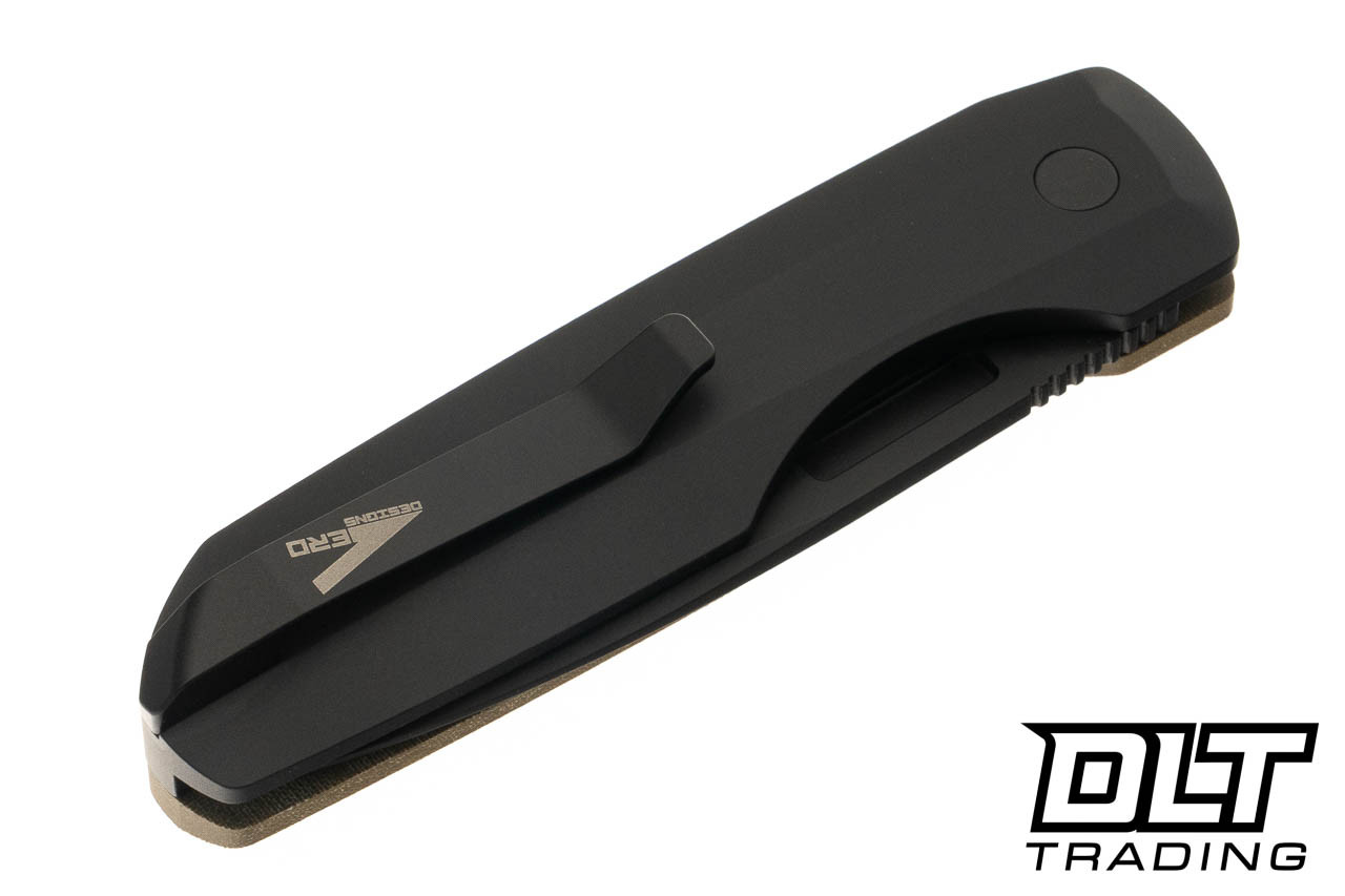 Pro-Tech Vero Synapse Green Linen Micarta Black DLC MagnaCut