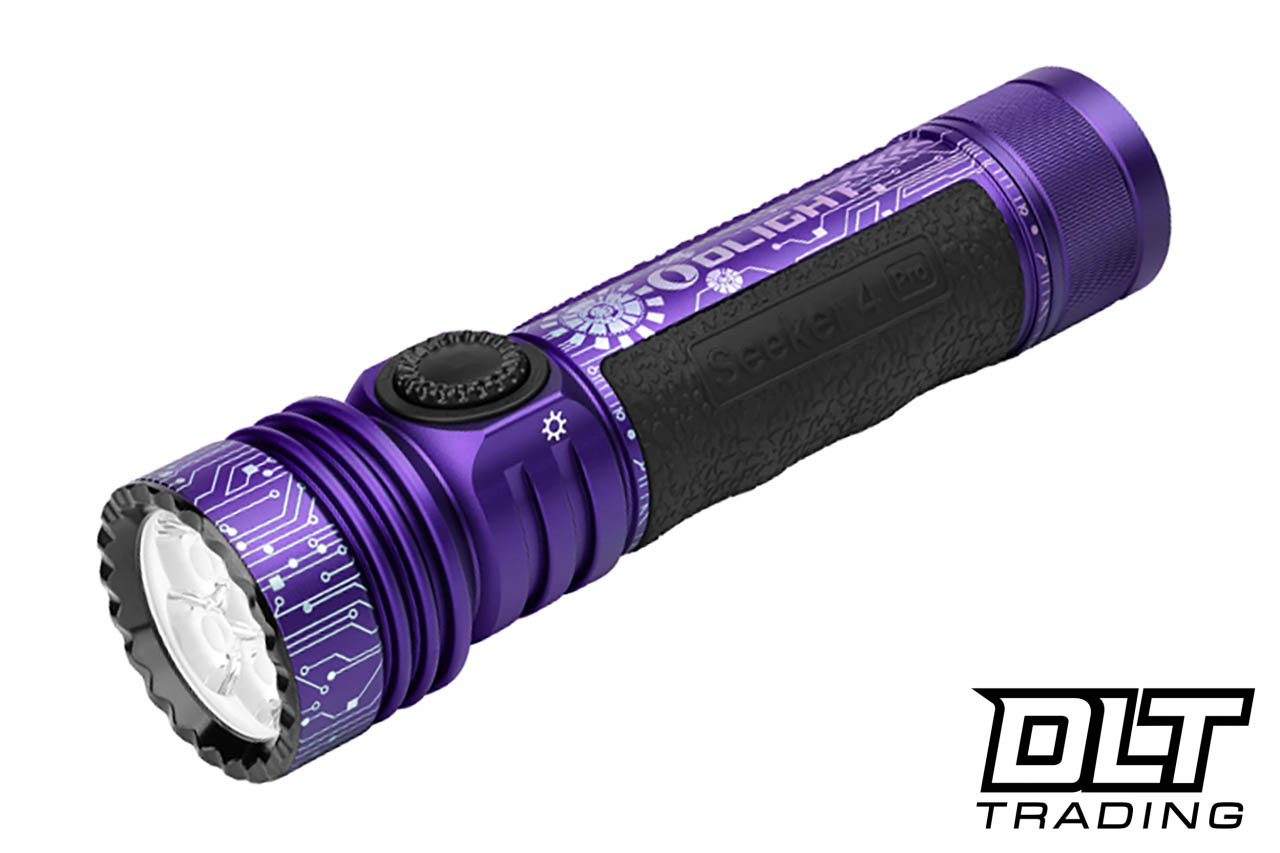 Olight Seeker 4 Pro High Power Flashlight - Cyber Violet