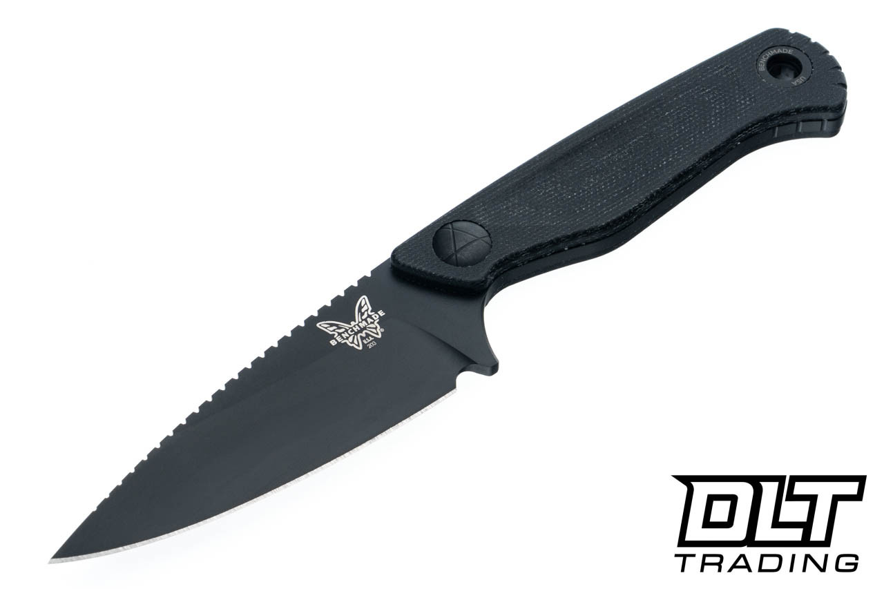 Benchmade 203BK-02 Dacian MagnaCut - Black Fixed Blade EDC Knife