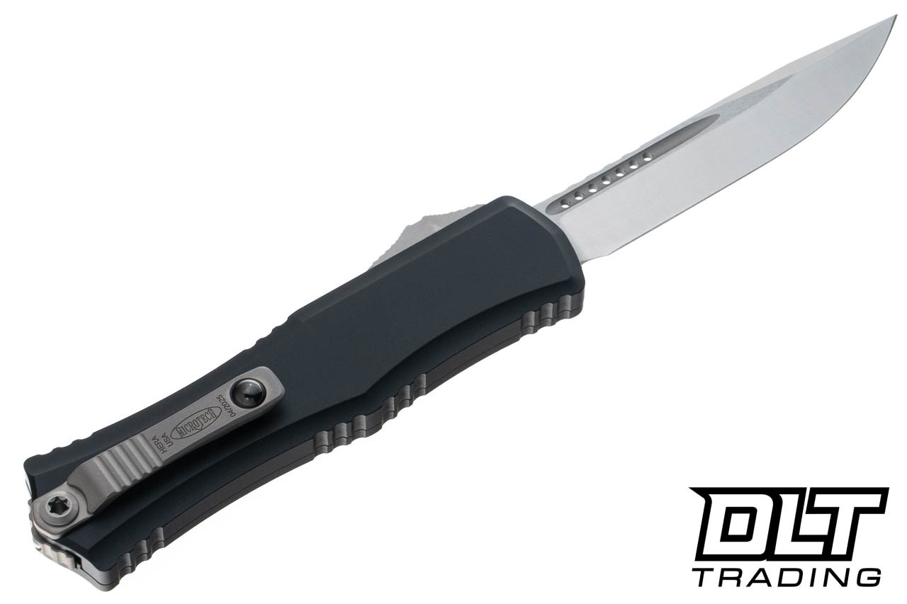Microtech 1703M-4 Hera II Mini S/E - Black Handle - Satin Blade