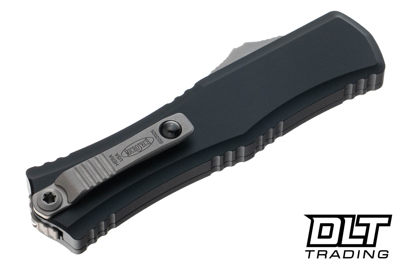Microtech 1705M-10 Hera II Mini S/E - Black Handle - Stonewashed