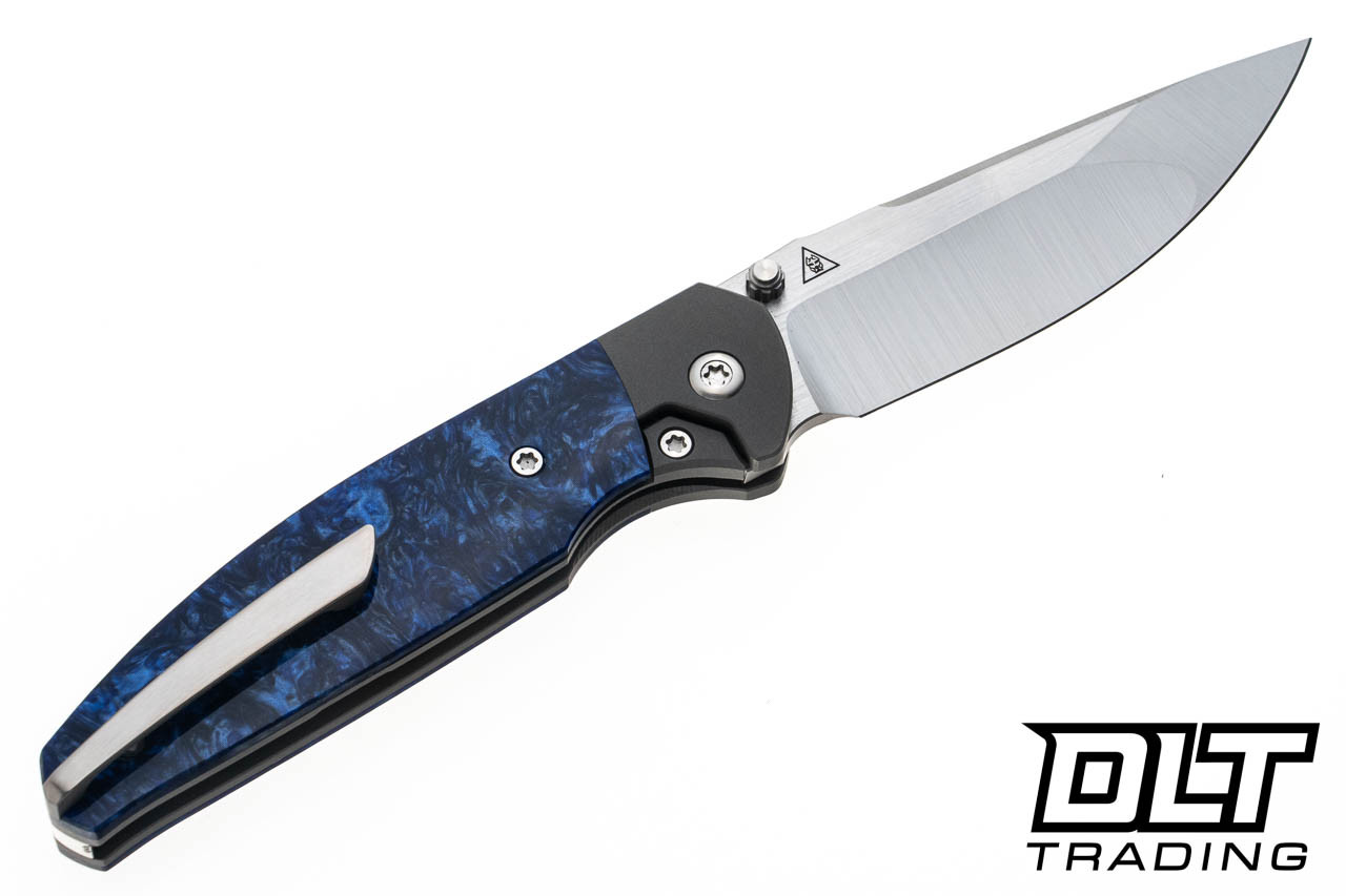 Jack Wolf Tango S90V Belt Satin Blade - Kirinite Crystal Lake