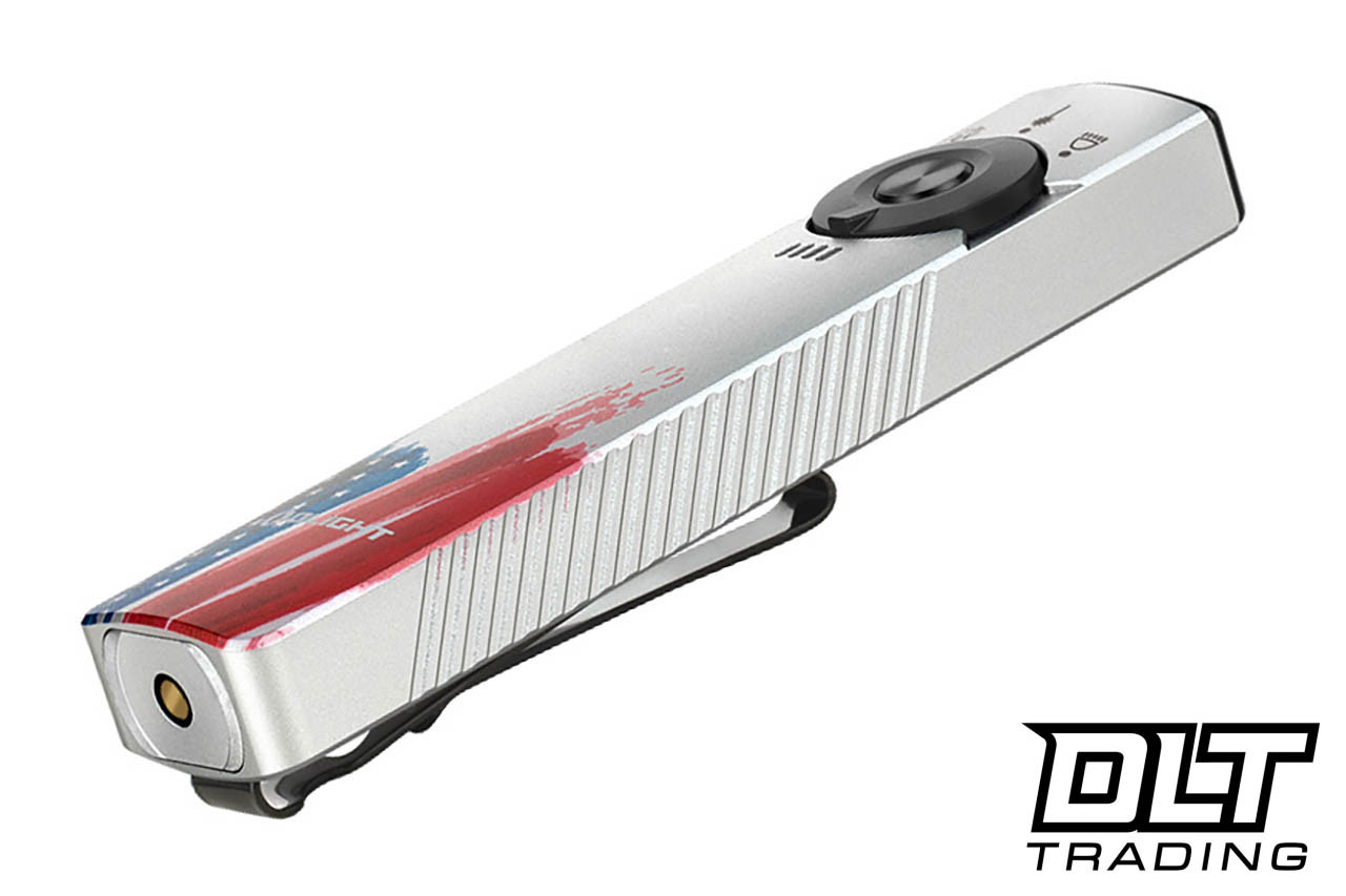 Olight Arkfeld Pro Flat EDC Flashlight - LED UV Light & Laser