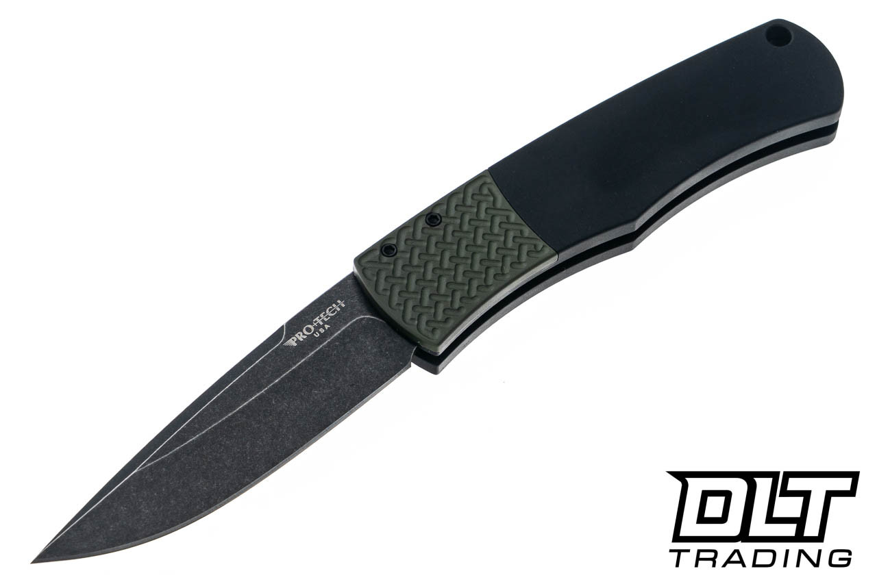 最終値下げ Mikel Patrik Avery Bolster Type Ⅰ Pro-Tech Magic BR-1 Black w/ Green Bolster USA | 154CM DLC
