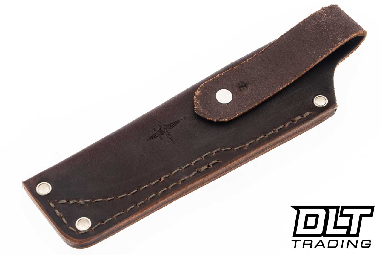 LT Wright Next Gen A2 - Flat Ground - Black Micarta - Matte - DLT