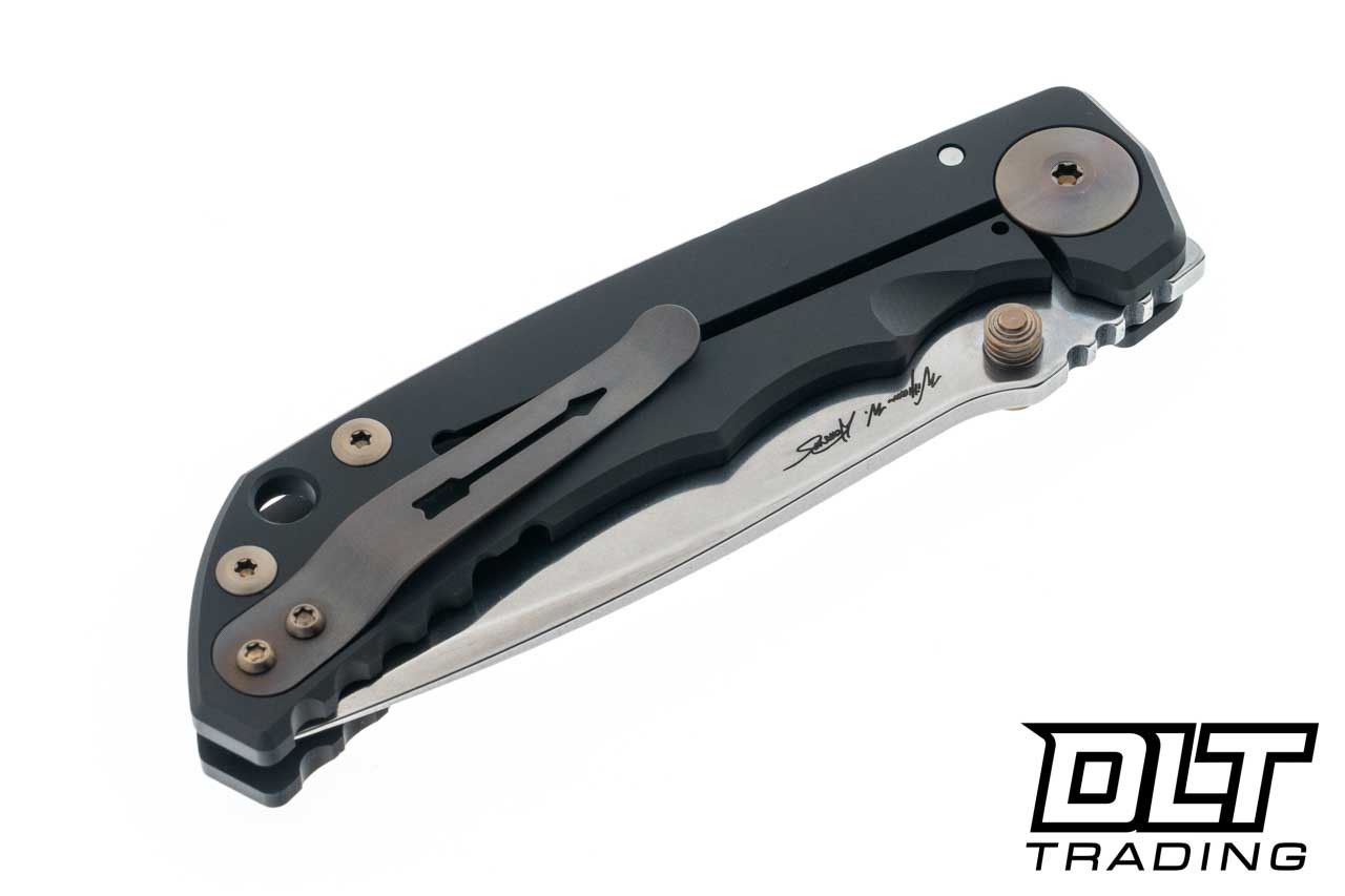 Spartan Blades Harsey Folder - Black & Gold Warthog - Stonewashed
