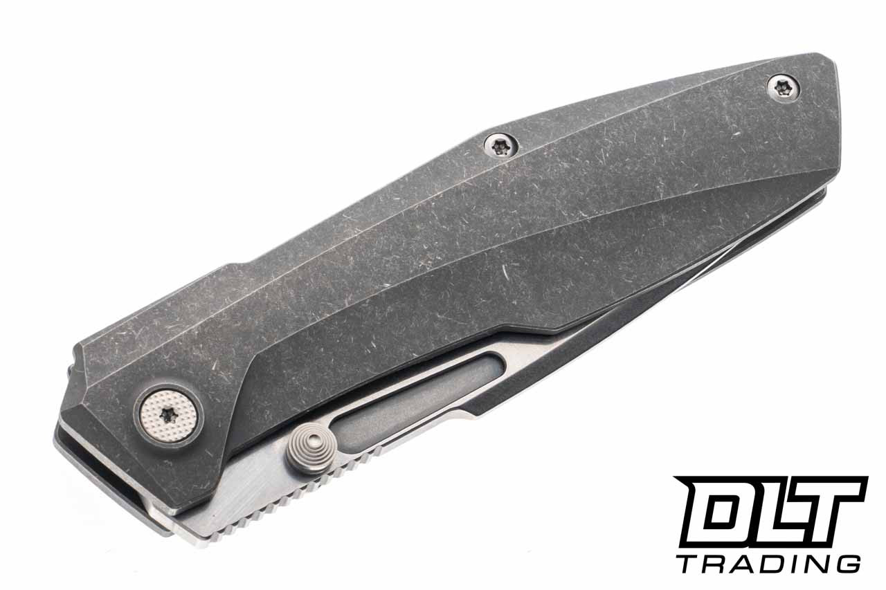 Null Knives Raiden R2 Smooth - Dark Stonewashed Staticwash