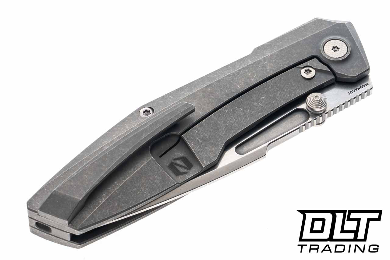 Null Knives Raiden R2 Smooth - Dark Stonewashed Staticwash
