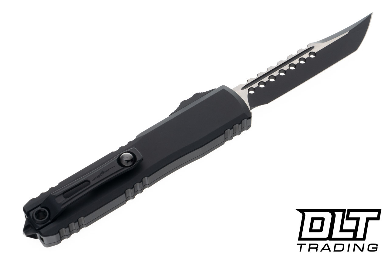 CARBONBLAST エルゴノミックハンドル ブラック microtech-ultratech-gen3-