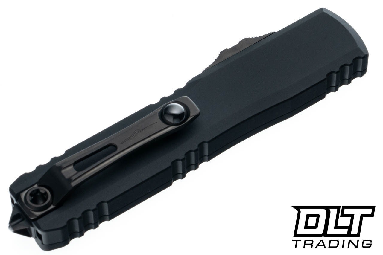 Microtech 1119-1DLCTSH Ultratech ZBP Hellhound Shadow - Black