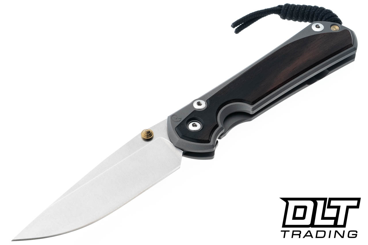 Chris Reeve Large Sebenza 31 - Macassar Ebony Inlay - #74 - DLT