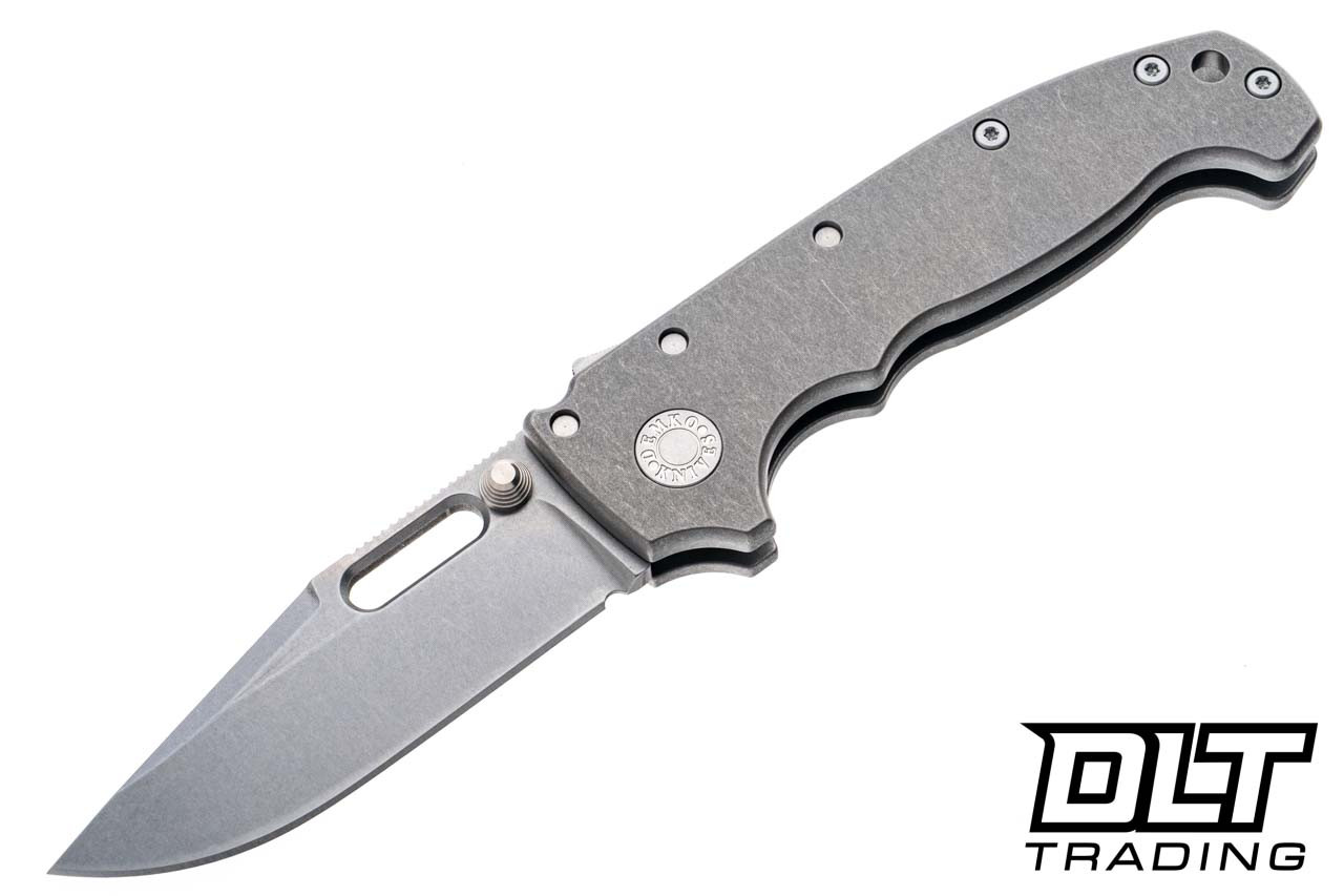 Demko MG AD20 Cru-Wear - Clip-Point - Smooth Titanium - DLT Trading
